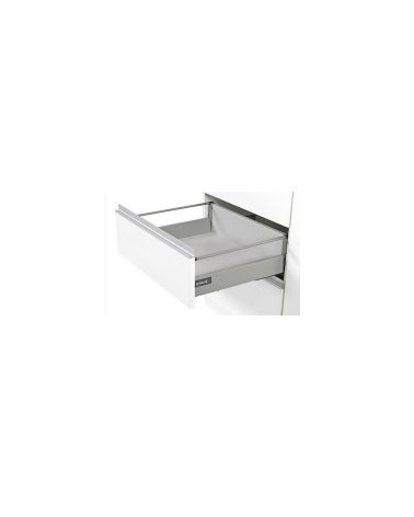 Conjunto muebles de cocina de esquina STILO gris polvo/blanco 285x170 cm