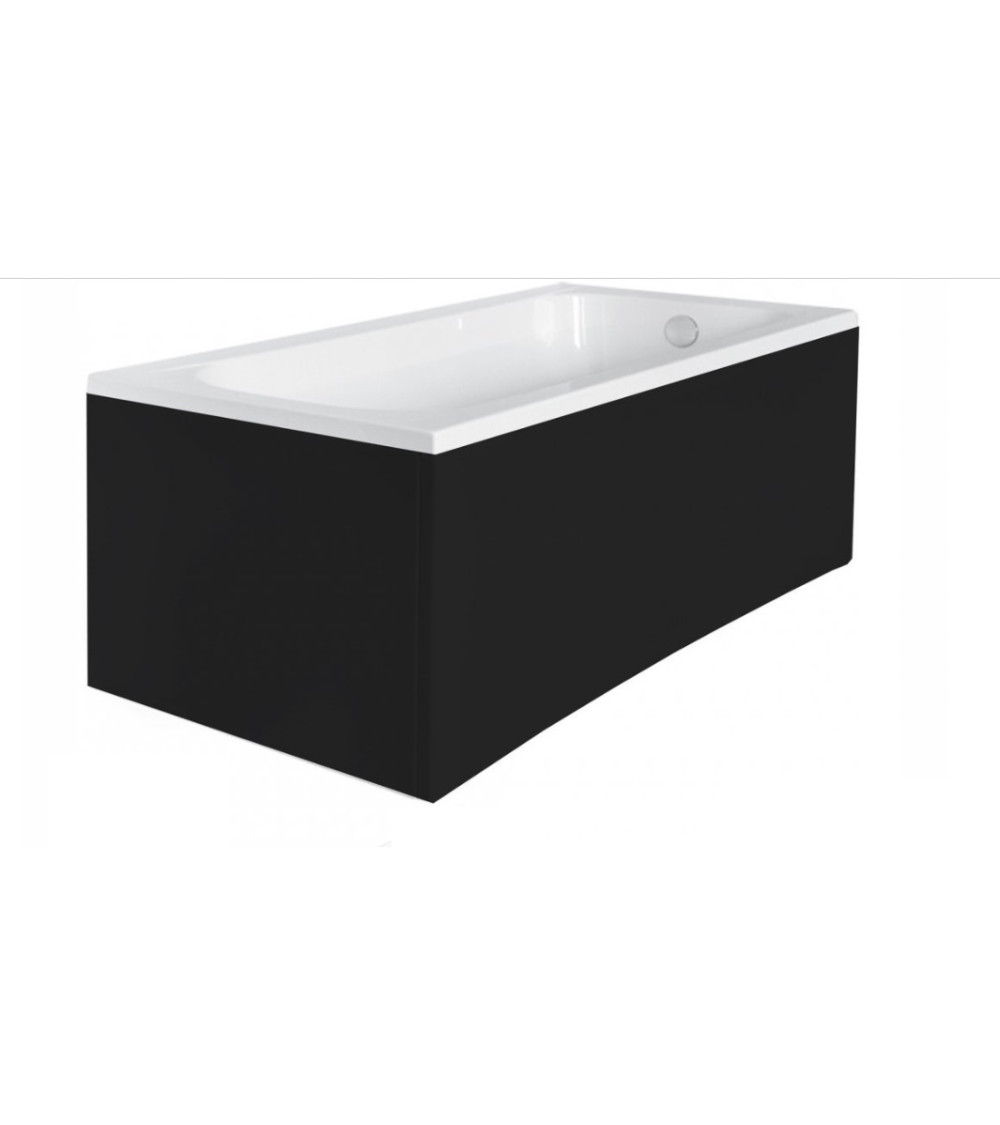 Baignoire CONTINEA 140x70 cm avec tablier réversible noir