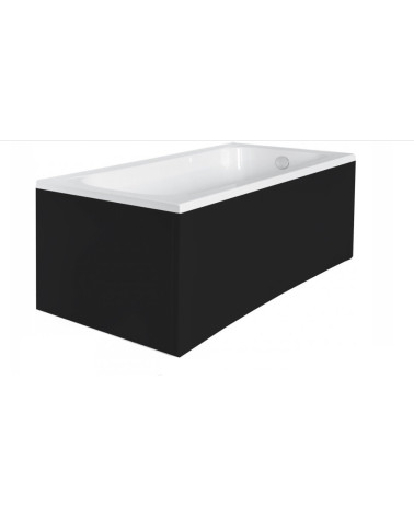 Baignoire CONTINEA 140x70 cm avec tablier réversible noir