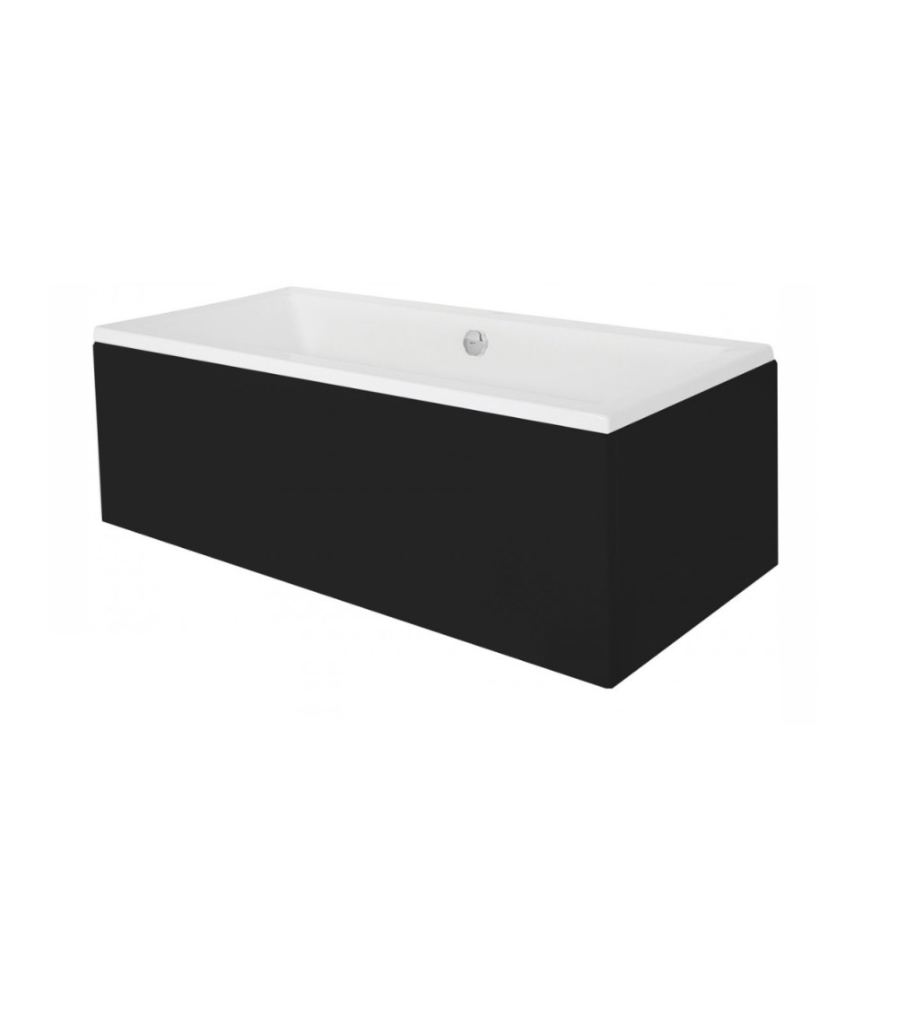 Baignoire QUADRO avec tablier noir