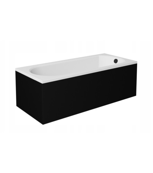 Baignoire TRINITA avec tablier NOIR