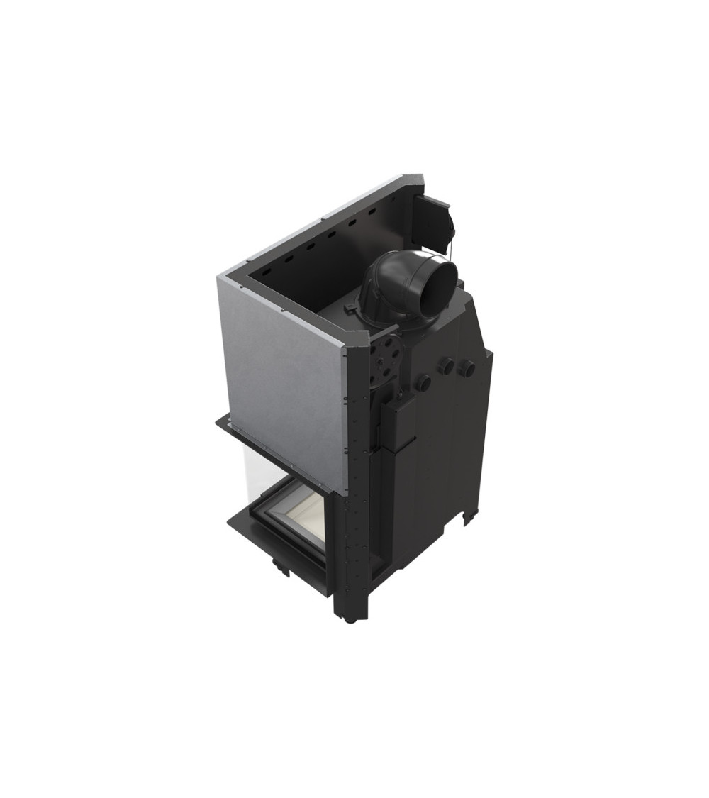 Insert cheminée MBO 15 BS vitre à droite vitre courbée ouverture relevable Insert cheminée MBO 15 BS vitre à droite vitre courbée ouverture relevable