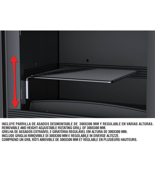 Insert cheminée à bois Paris 70 vision - 11kw