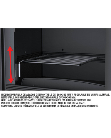 Insert cheminée à bois Paris 70 vision - 11kw
