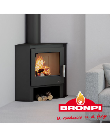 Poêle à bois en fonte LERMA - 9kw