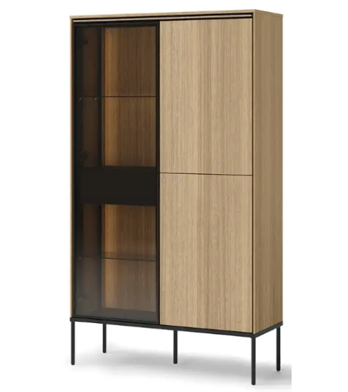 Commode Visso avec vitre - 98cm