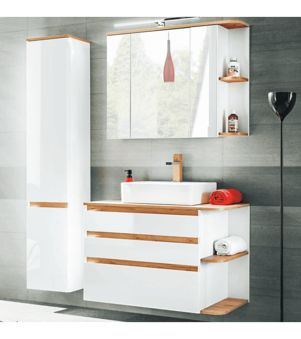 Ensemble de salle de bain Platinum - 1 vasque, 1 colonne