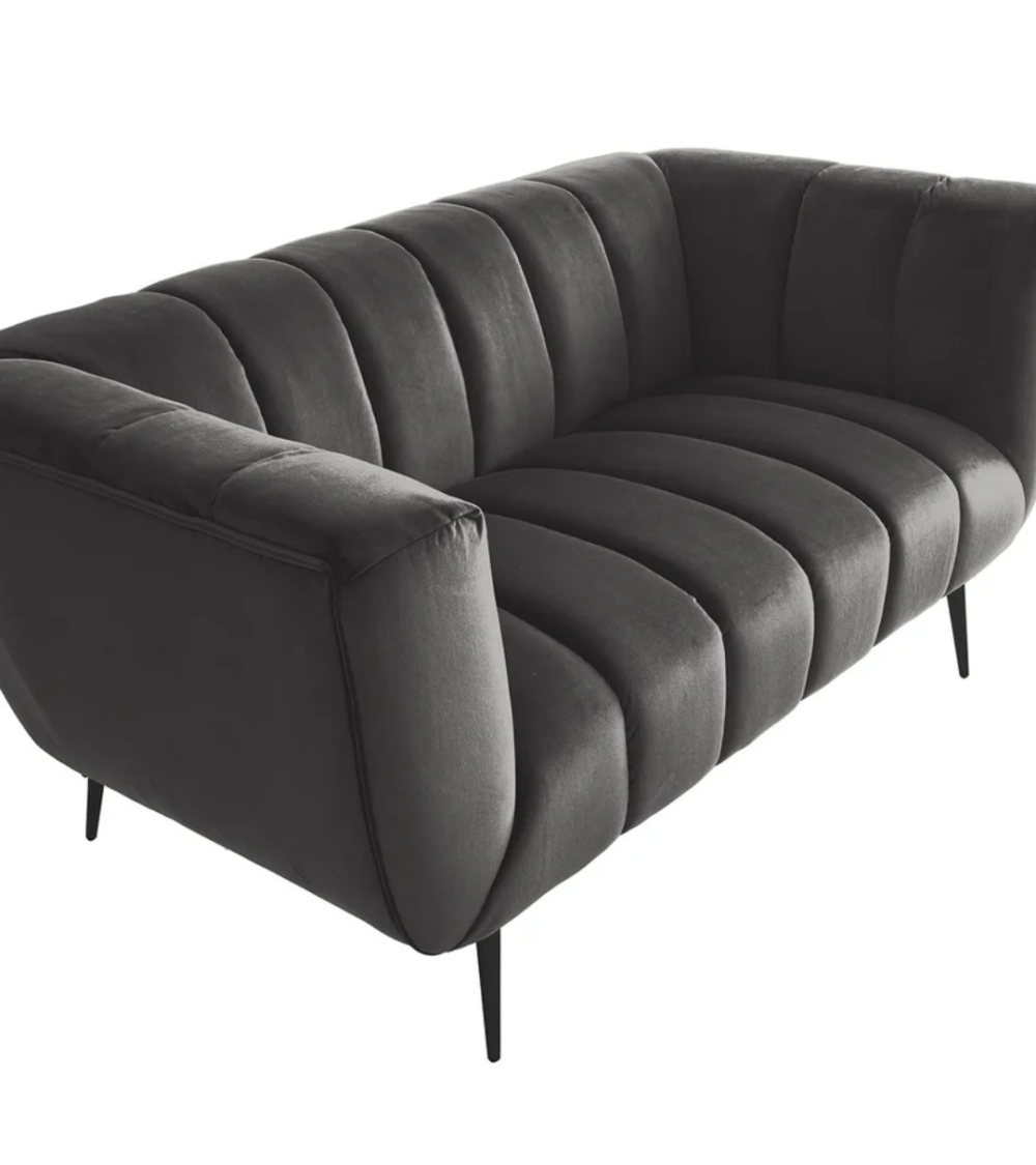 Canapé NOBLESSE gris - 165 cm