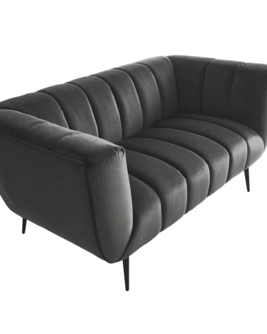 Canapé NOBLESSE gris - 165 cm
