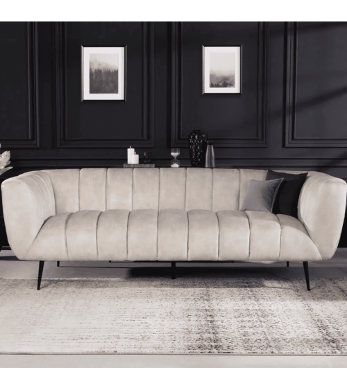 Canapé NOBLESSE champagne - 225 cm
