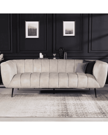 Canapé NOBLESSE champagne - 225 cm