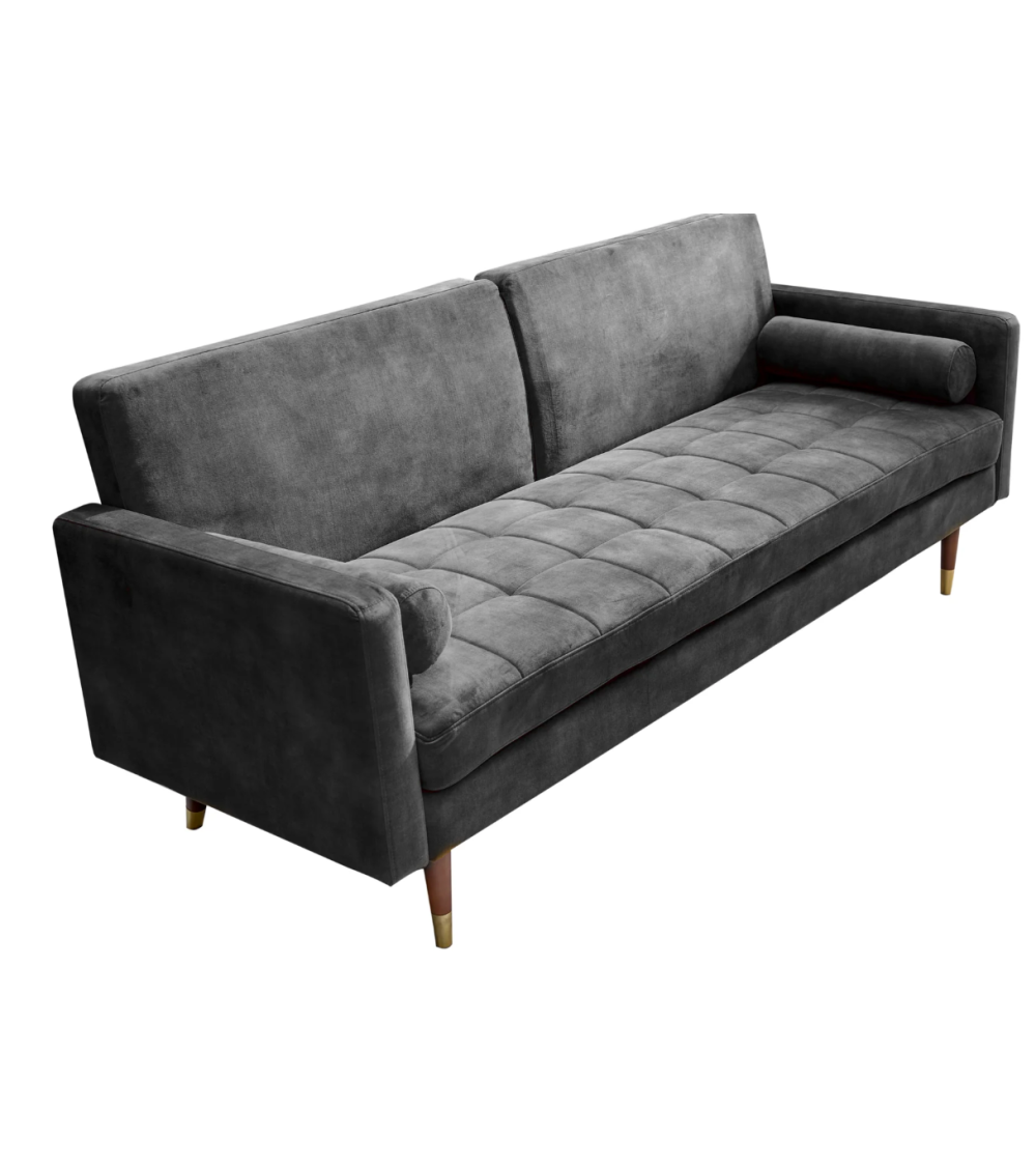Sofá cama COUTURE gris - 200 cm Sofá cama COUTURE gris - 200 cm