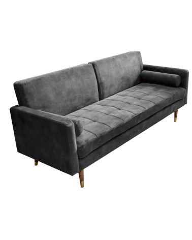 Sofá cama COUTURE gris - 200 cm