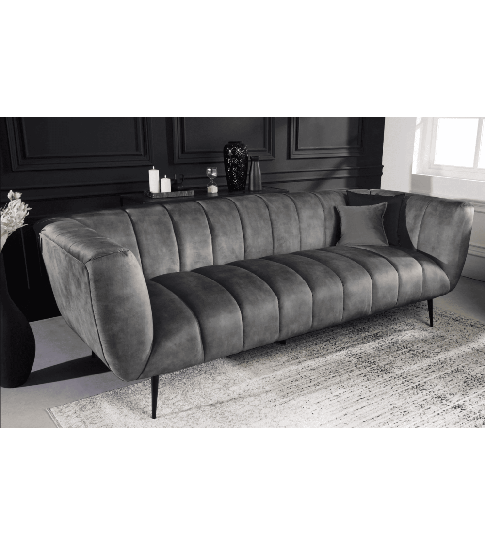 Divano NOBLESSE grigio - 225 cm
