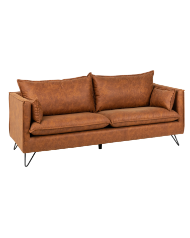 Canapé ROCCO 194 cm marron antique