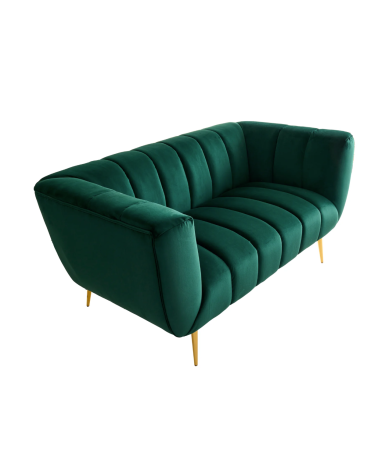 Canapé NOBLESSE 165 cm vert émeraude