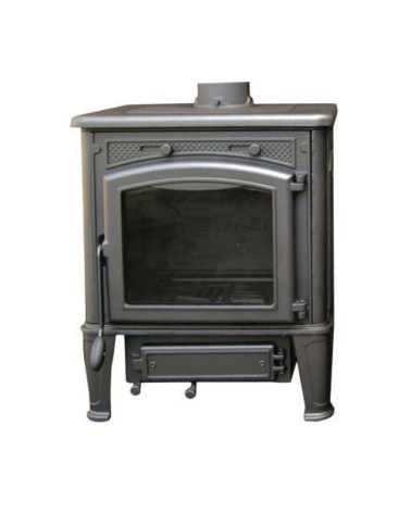 Poêle à bois L-ornament short avec clapet