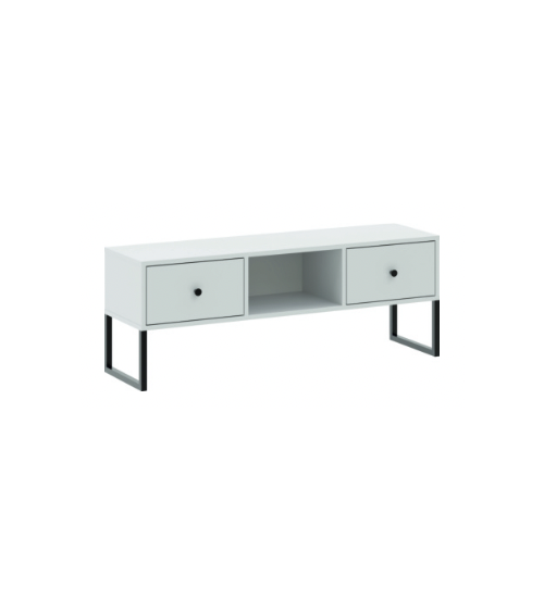 Meuble TV LINEA 2S - blanc