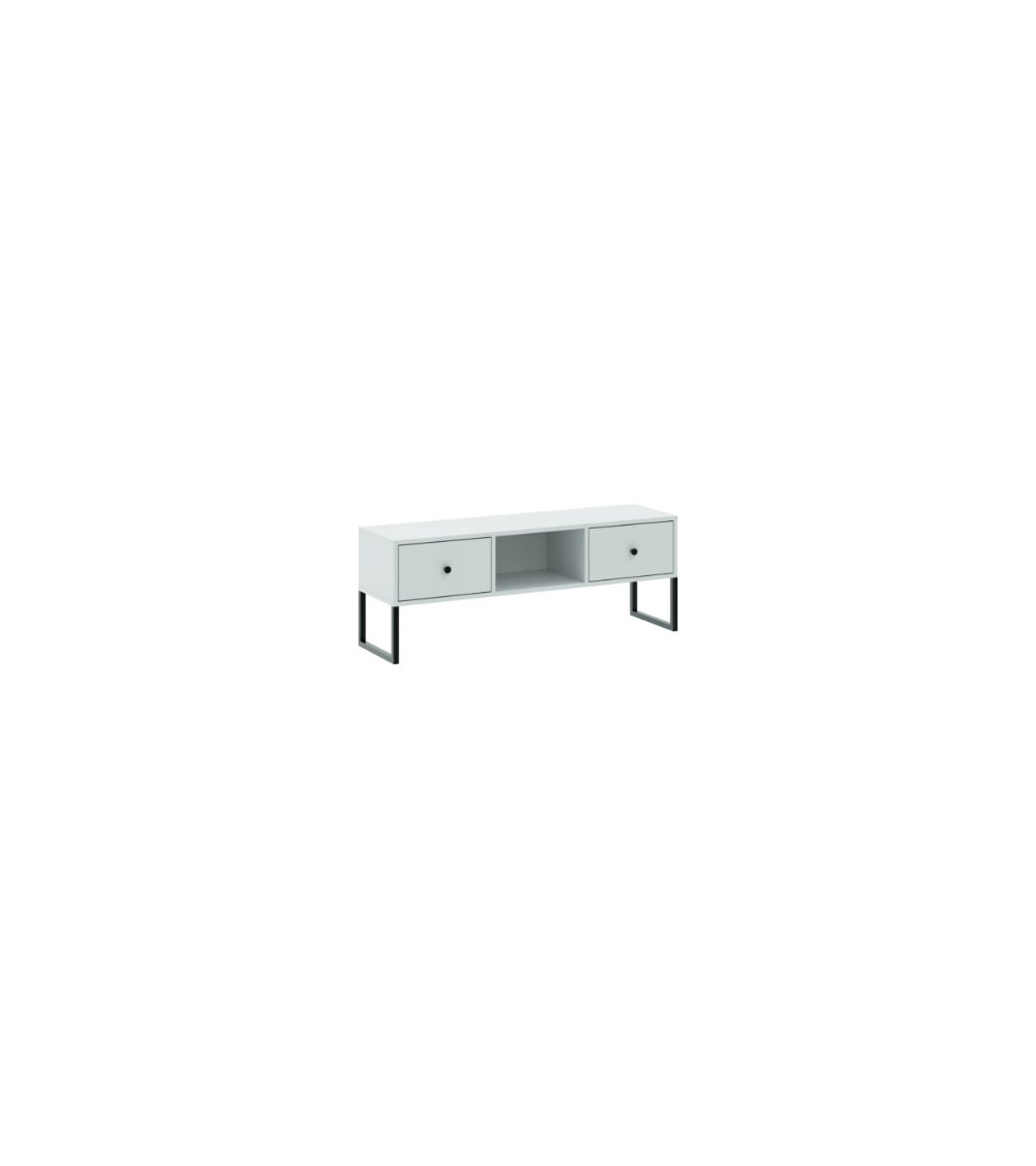 Meuble TV LINEA 2S - blanc