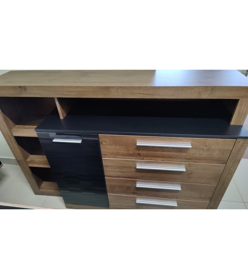 Chambre complète FESTA 160x200 cm black Chambre complète FESTA 160x200 cm black