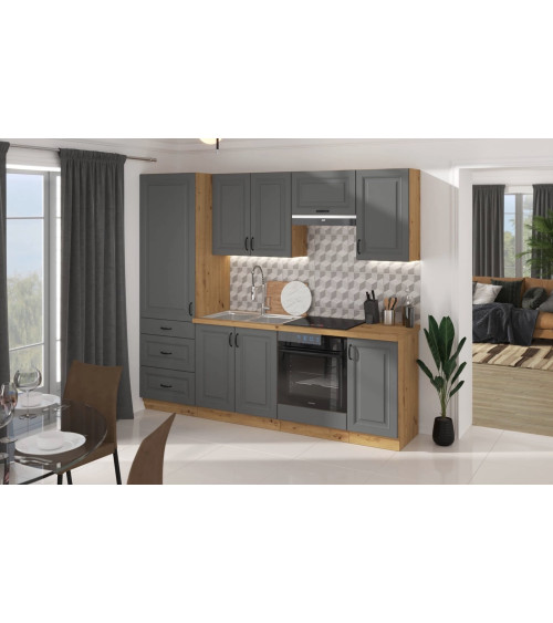 Cuisine Kea gris scandinave...