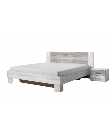 Púrpura, blanco y completa habitación VERA 160 cm