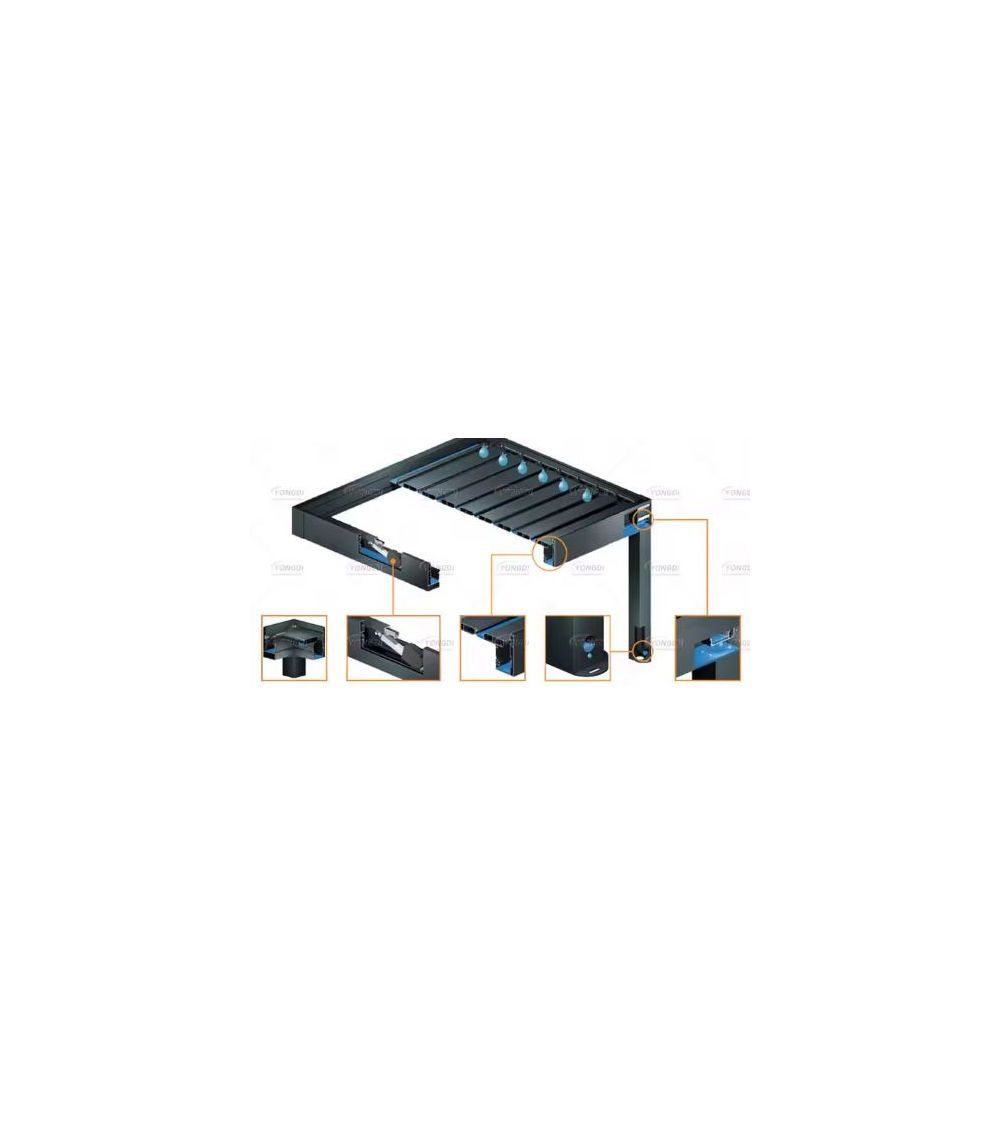 Pergola 3x4m en aluminium Pergola 3x4m en aluminium