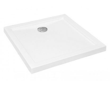 Bianco 90x90x5.5cm AQUA piatto doccia in acrilico