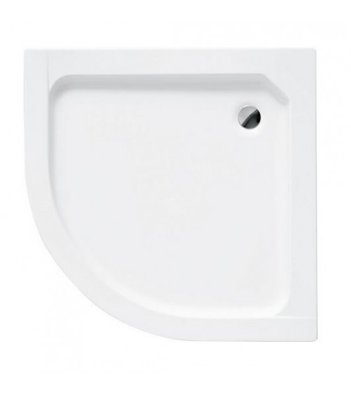 Receveur de douche en céramique haute pression Petra H3 blanc effet ardoise  140x80