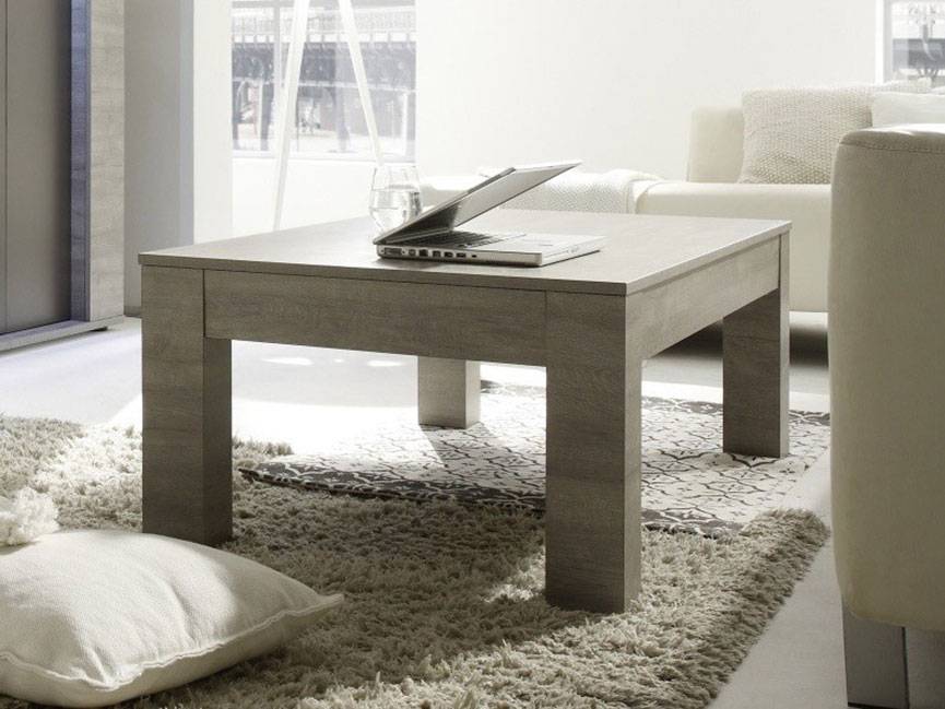 Mesa fija 140 cm blanca/roble