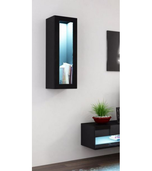 Vitrine SET, noir ou blanc 90cm