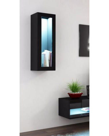 Vitrine SET, noir ou blanc 90cm