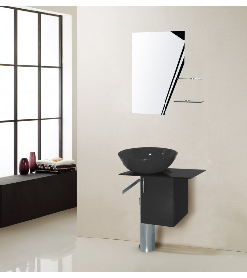 Ensemble de salle de bain MANRESA, noir