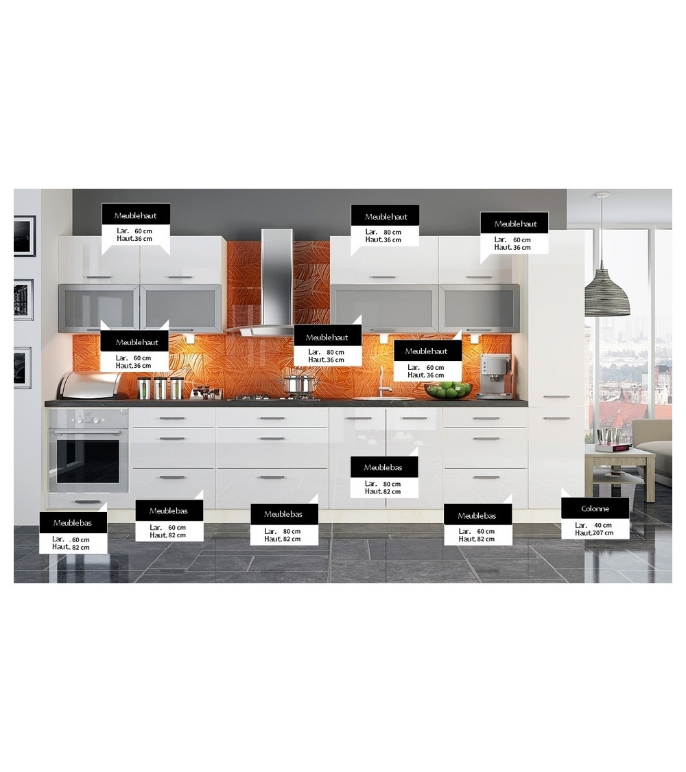 Ensemble Cuisine AMALIA 380 cm Ensemble Cuisine AMALIA 380 cm