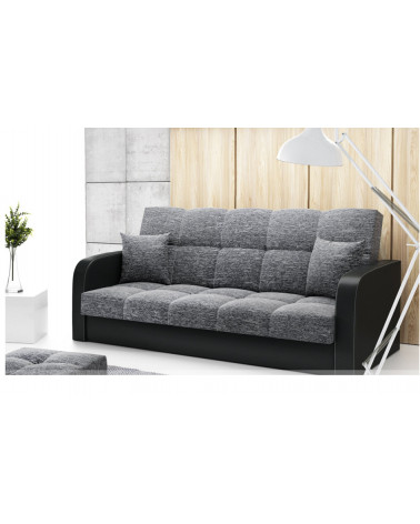 canapé convertible hewlet gris foncé