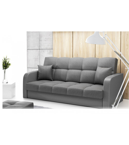 canapé convertible hewlet gris foncé