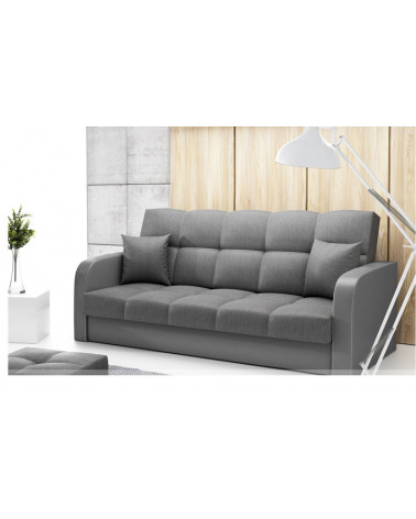 canapé convertible hewlet gris foncé
