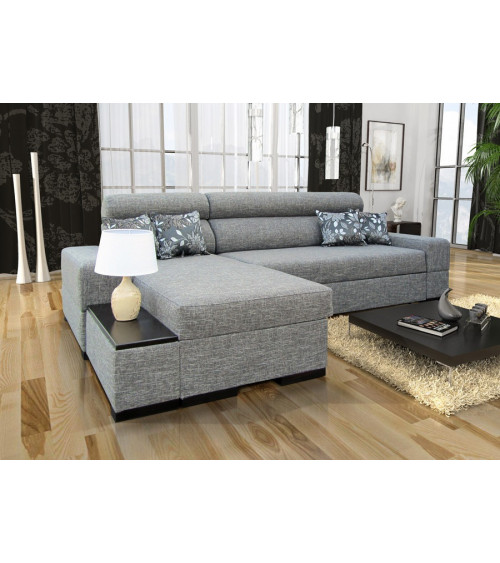 Canapé d'angle convertible OVEKA 260 x 170 cm