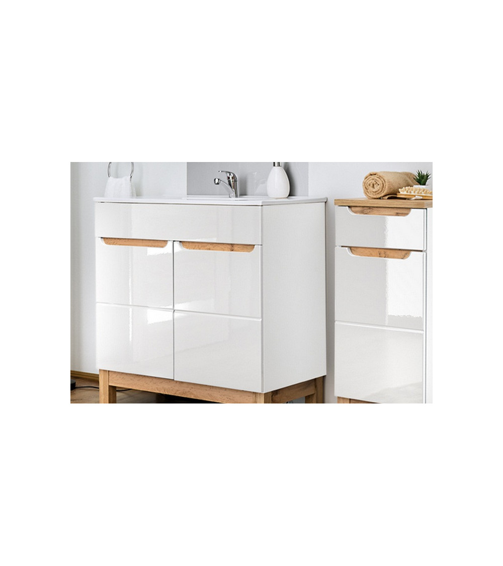 Meuble salle de bain BUENO BLANC
