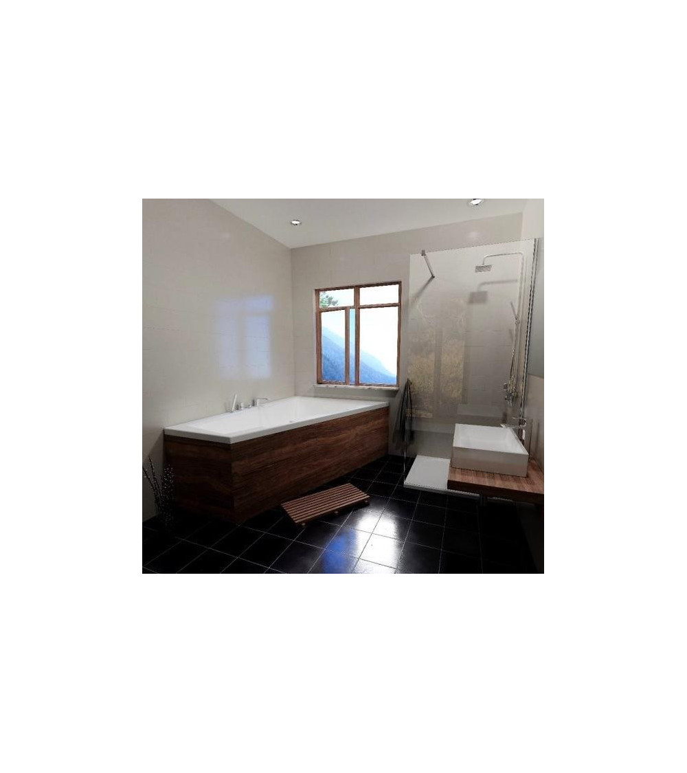 Baignoire d'angle DOPPIO 180x130 cm version gauche Baignoire d'angle DOPPIO 180x130 cm version gauche