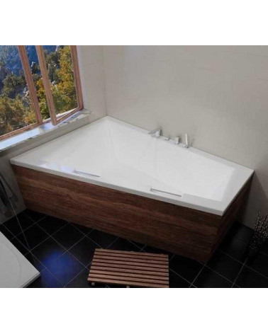 Baignoire d'angle DOPPIO 180x130 cm version Droite