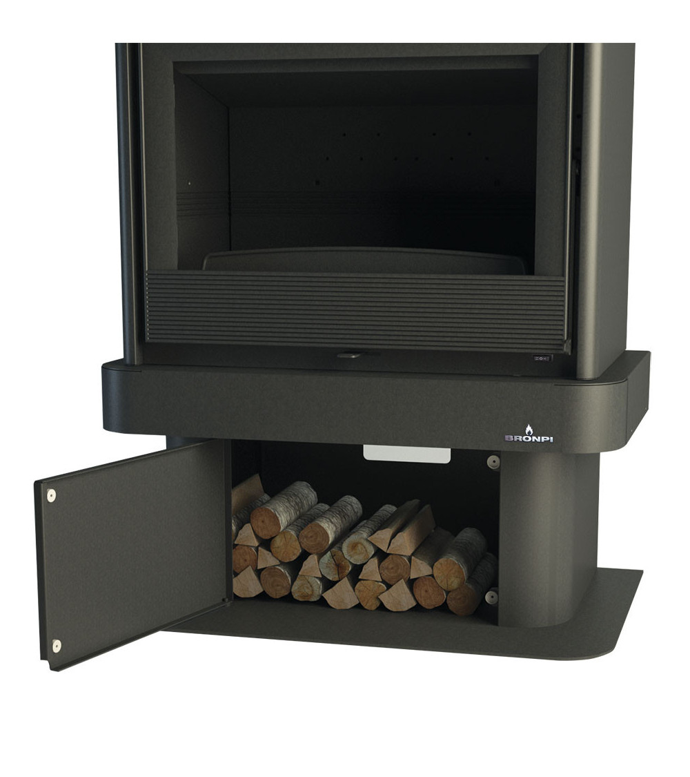 Poêle à bois ANACO avec turbine 11 kW