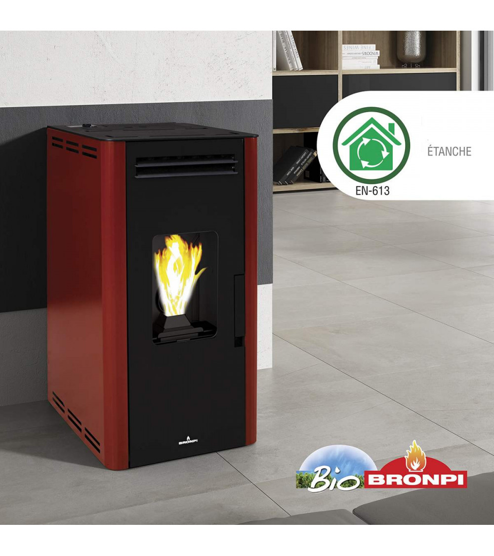 ESTUFA DE PELLET BOREAL 9 KW BURDEOS