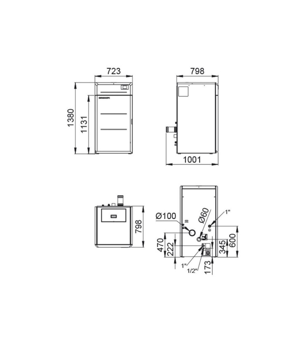 Chaudière à pellets ZADAR 27 kW
