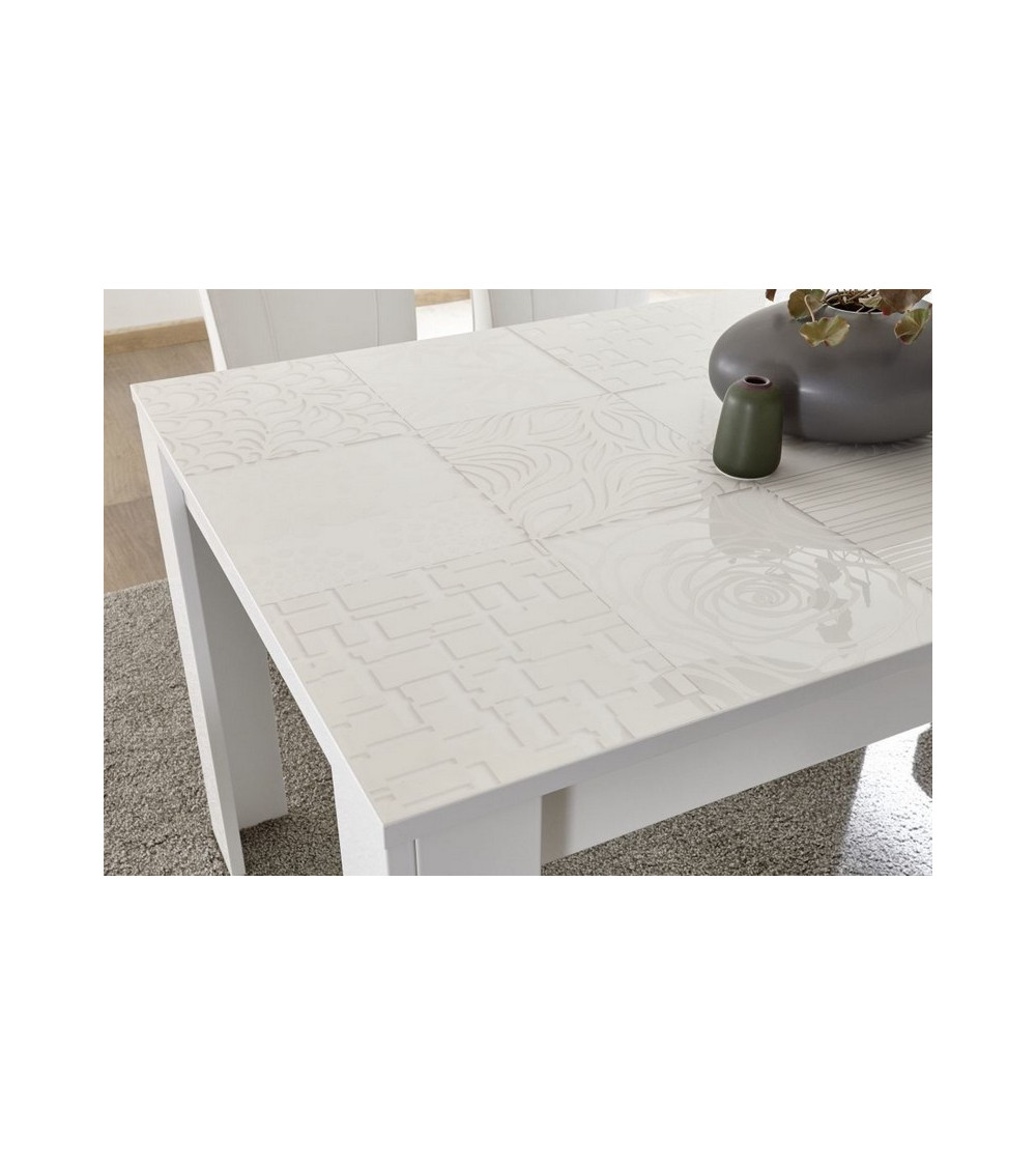 Table à manger MIREL en Blanc