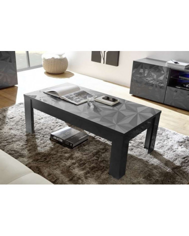 Table basse LUTHER 122x45x65 cm anthracite