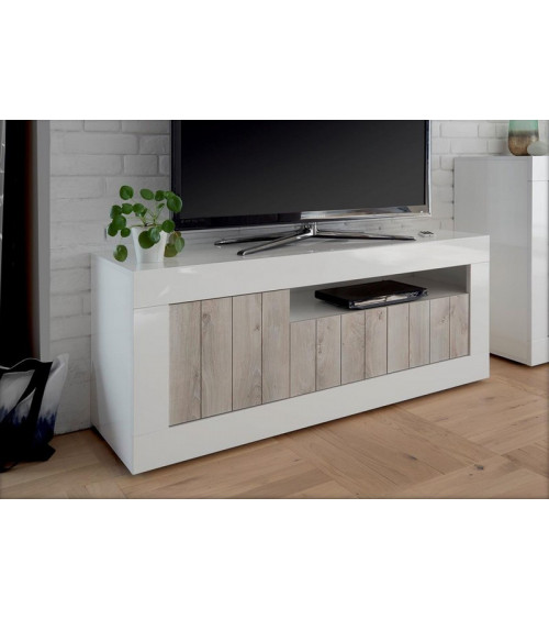 Meuble tv 3 portes SAMANTHA 138x56 cm 