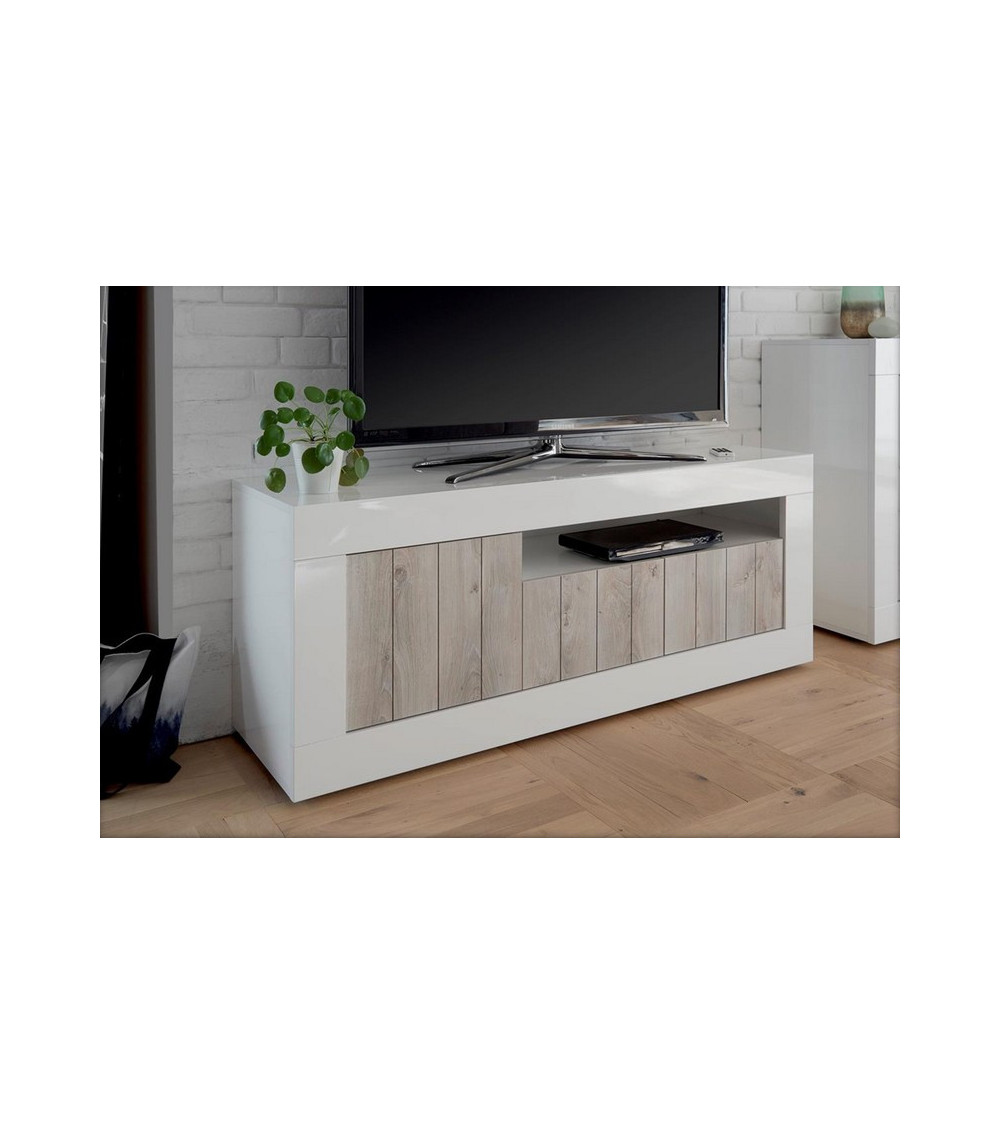 Meuble tv 3 portes SAMANTHA 138x56 cm 