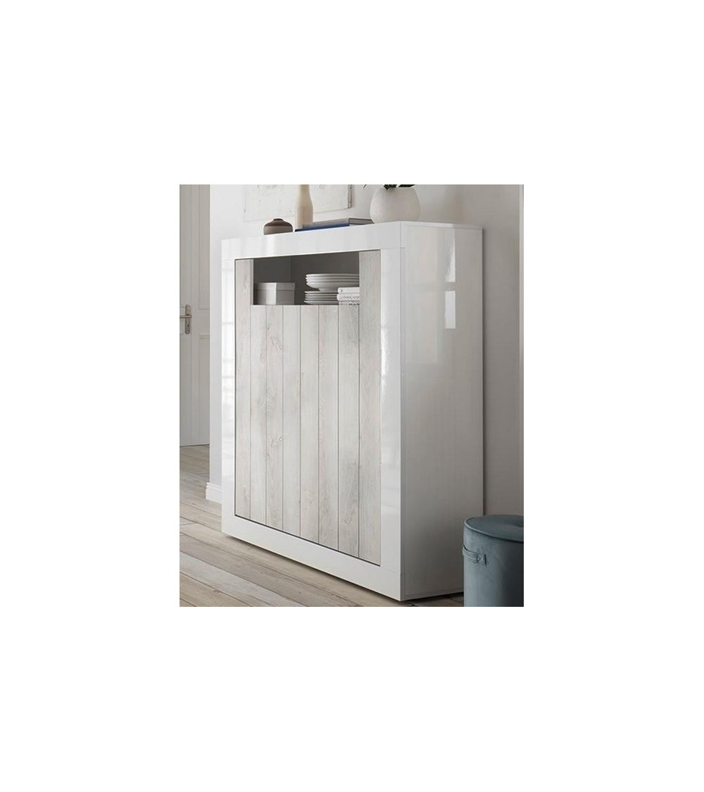 Buffet haut SAMANTHA 2 portes 110x144 cm 