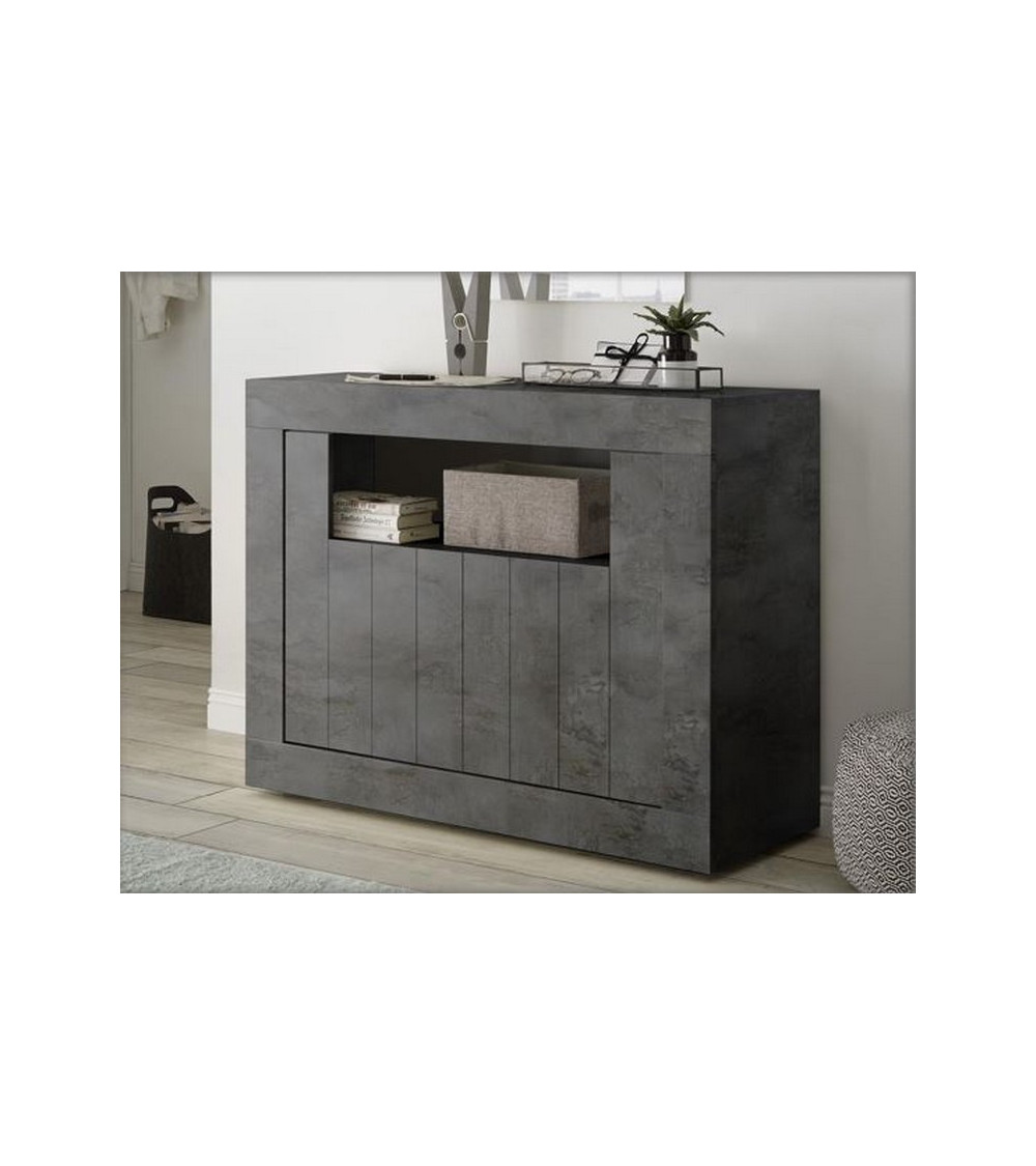 Buffet 2 portes SAMANTHA 110x86 anthracite